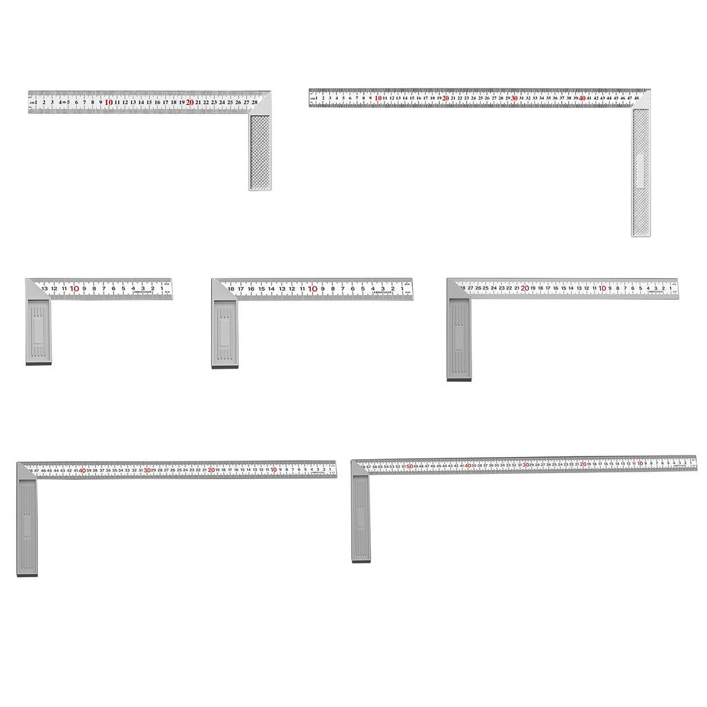 High Precise Measuring Tool Protractor Square Right Angle Ruler With Ergonomic Design For Carpentry Architects Students