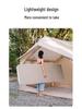 Automatic Inflatable Double Camping Mattress with Spring Coil