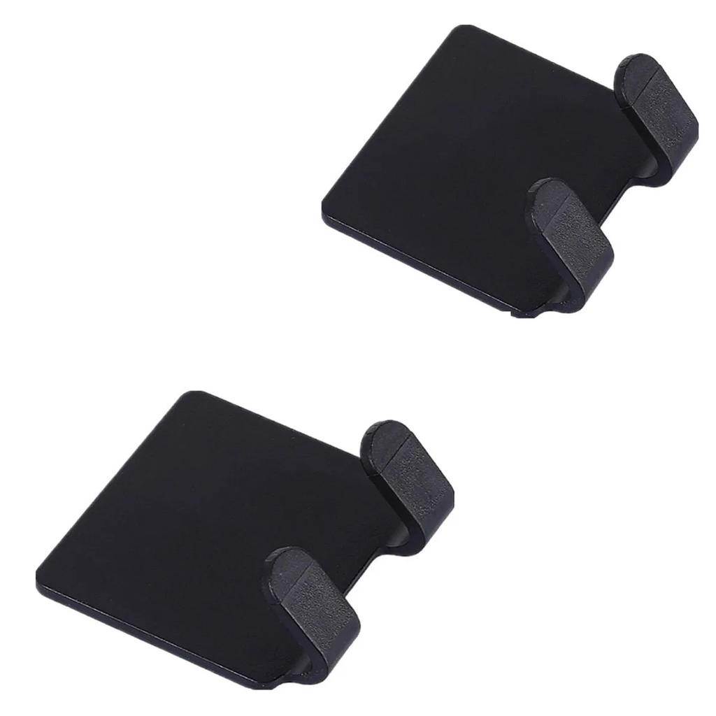1/2pcs-Adhesive Razor Holder Wall Mounted Bathroom for Shower Hook Rack Gillette Shaver Shaving Holder Black Plastic Hook
