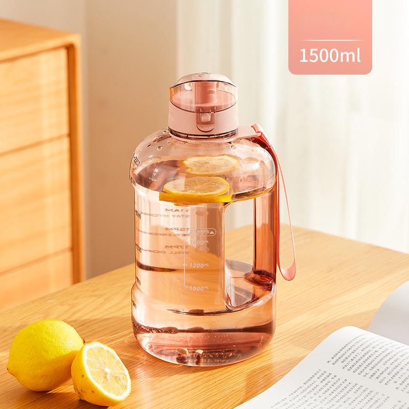 

1500 мл чашка для велоспорта в спортзале, материал ПП, точные весы, портативная бутылка для воды большой емкости для мужчин, для занятий спортом и фитнесом 1.5L