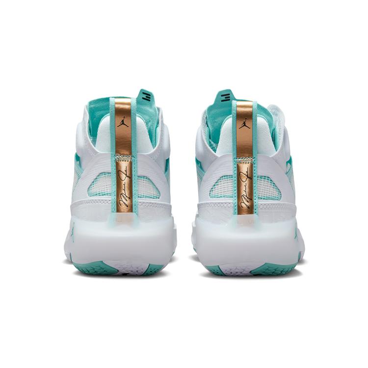 New Jordan 37 'GUO' High Top Basketball Shoes White Mint Blue Asian Version Teenagers DX3381-173
