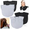 Silicone Hair Dye Collar with Guidelines Rubber Neck Wrap Neck Guard Weighted Salon Hairdressing Hair Cutting Pad for Salon Home