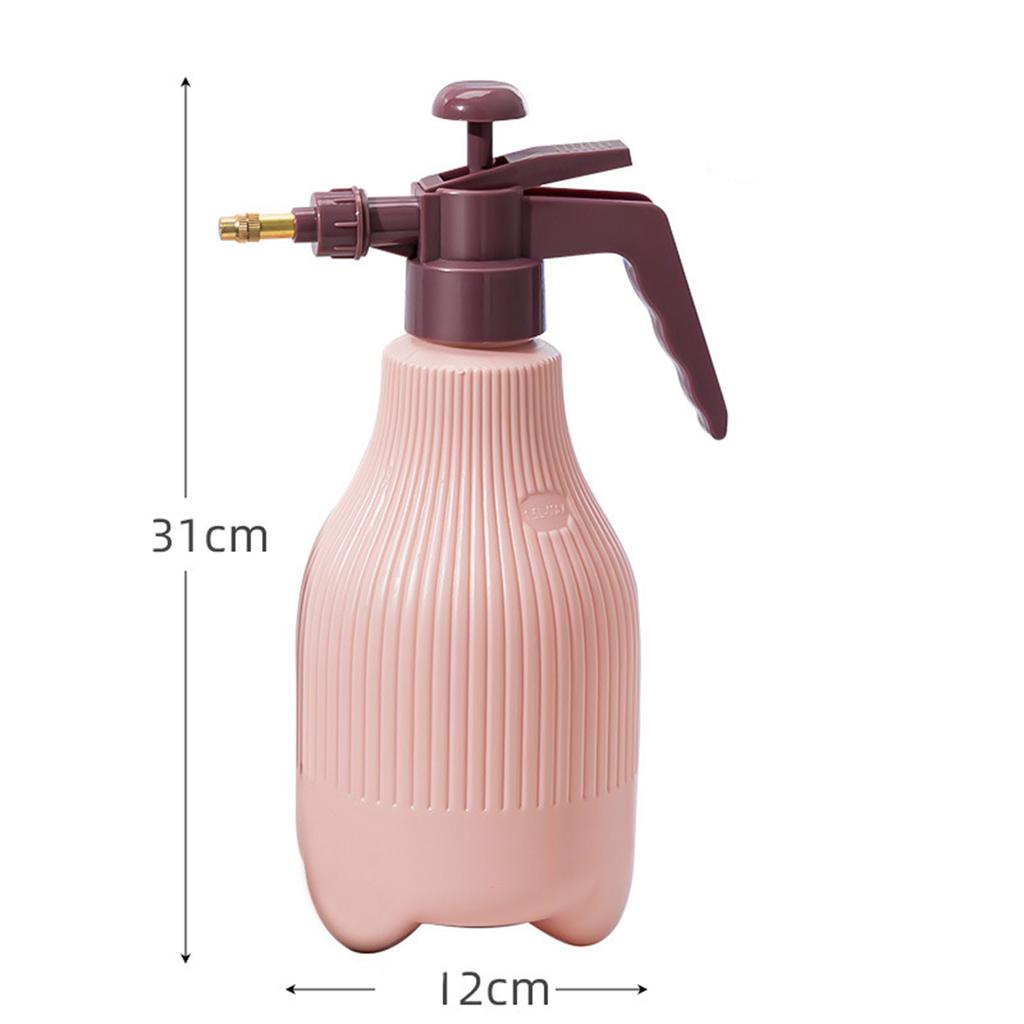 1500ml Gardening Spray Bottle Rotating Spraying Nozzle Sealed Uniform Large Spray Area Water Sprayer Can Pink
