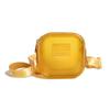 New PVC Messenger Bag Transparent Solid Color Crossbody Bag Waterproof Jelly Shoulder Bag Girls Lipstick Key Storage Bag