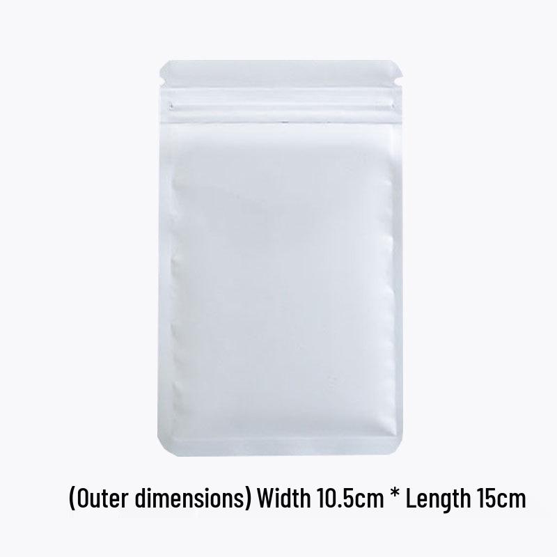 Double-Sided Frosted Aluminum Foil Self-Sealing Opaque Packaging Bag for Colored Ornaments