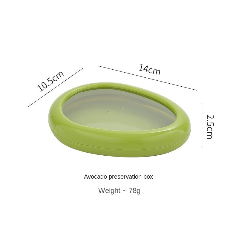 Urocze przezroczyste pudełko w kształcie owocu do przechowywania świeżych warzyw i owoców w kuchni i lodówce