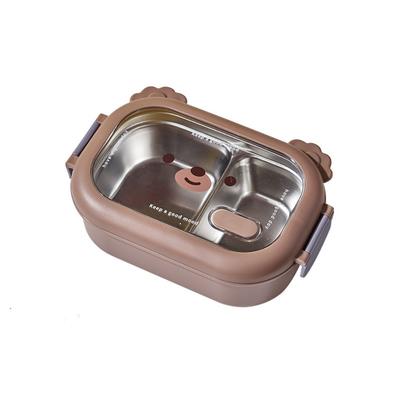 Stainless Steel Lunch Box Cartoon Fresh Box Tableware Lunch Container  Picnic