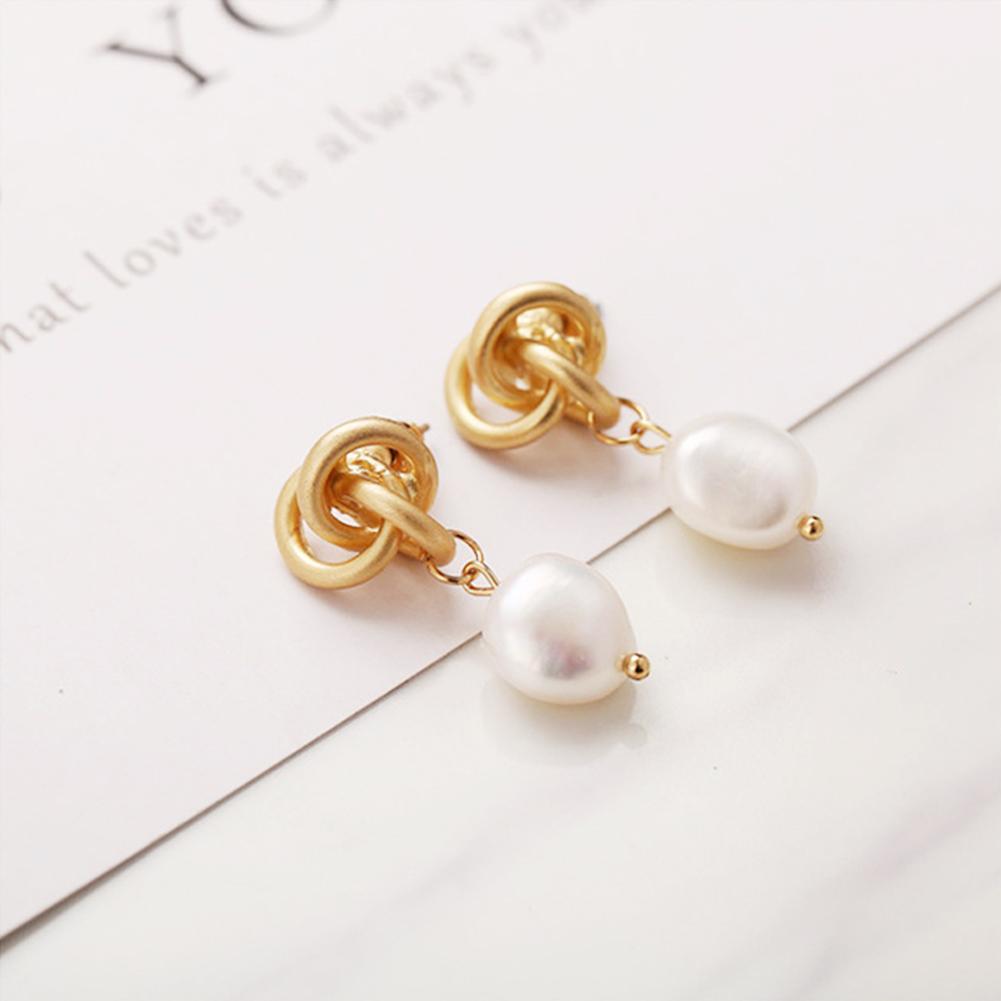 Γυναικεία Κομψά Απλά Μαργαριταρένια Όλα Ταιριάζουν Λεπτεπίλεπτα Σκουλαρίκια