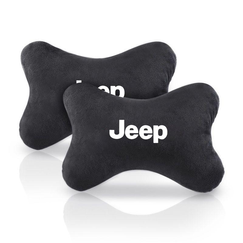 Per Jeep Protezione Cintura di Sicurezza Spallacci Poggiatesta Cervicali Cuscino per Collo Per Jeep Renegade Wrangler JL JK Gladiator G