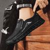 Handmade Genuine Leather Men's Casual Shoes Comfortable And Breathable Moccasins Men Business Flats Shoes Driving Shoes