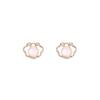 2023 Cat's Eye Longevity Lock Stud Earrings: High-End, Trendy Design for Women