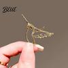 Hollow Hummingbird Brooch Bird Strong Pin High-Quality Alloy Durable Anti-Oxidation