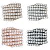 Korean Fashion Portable Hair Hoop For Women Foldable Headband With Anti Slip Designs And Faux Pearls Decoration