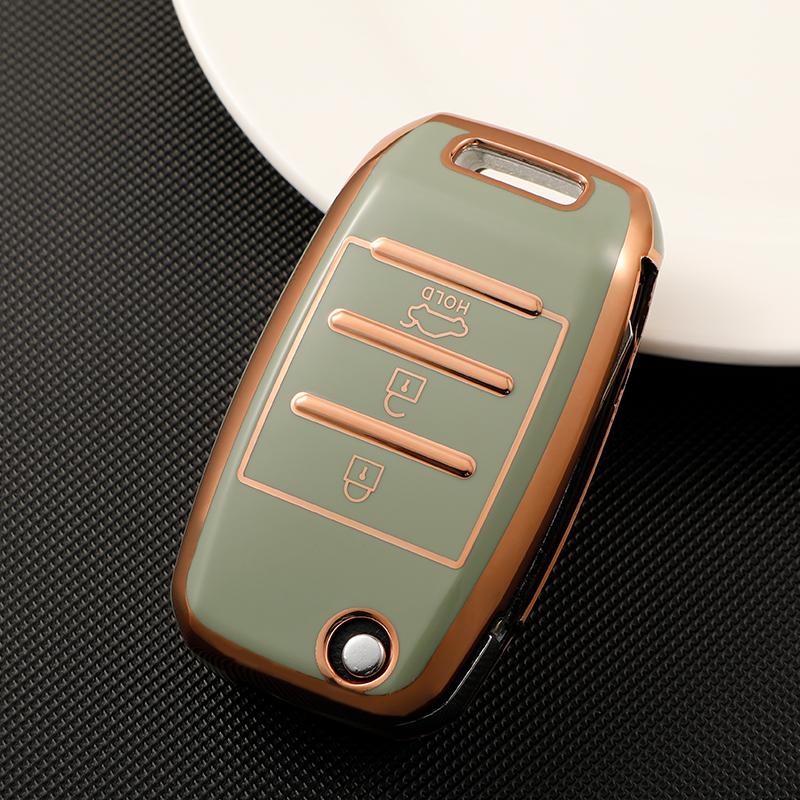 3/4 Button TPU Car Remote Key Case Cover Shell for Kia Rio 3 K2 Ceed Cerato K3 Sportage 4 Picanto K5 Optima Sorento Forte Stinger 2017 2018