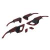 For Chevrolet Trax Seeker  2024 Car Inner Door Bowl Frame Cover Trim Accessories - ABS Carbon Fiber
