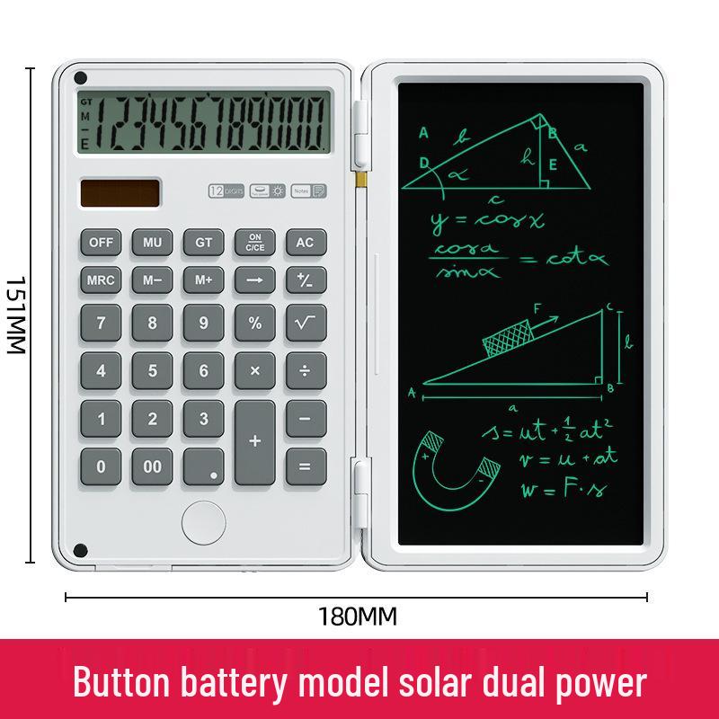 Mini LCD Writing Pad with Calculator - Creative Business Gift with Logo Printing