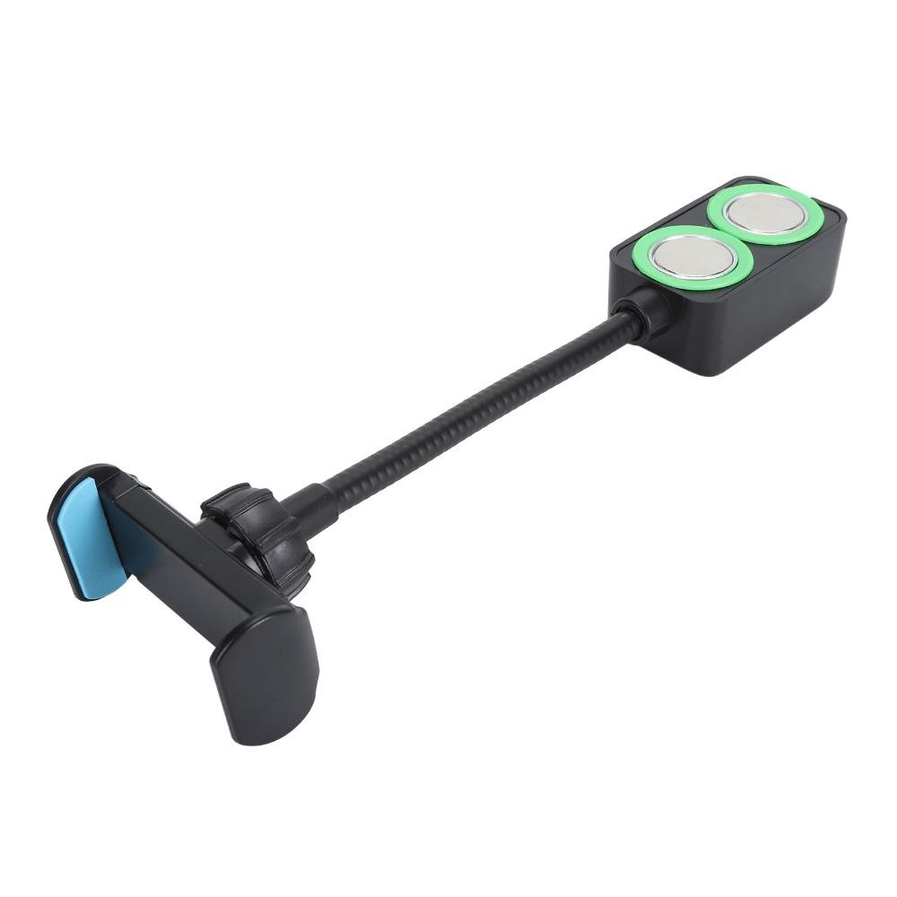 Powerful Magnetic Attachment Double Magnets Phone Holder Plastic 360° Rotation 360 Degree Adjustment Adjustable Stand