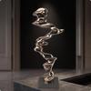 Abstract Art Sculpture Modern with Base Contemporary Ornament