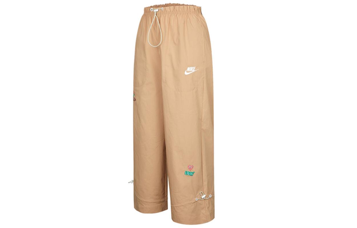 Nike Sportswear Women ss Wide-Leg Woven Pants Brown DM7910-200 M