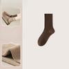 Women's Autumn and Winter Deodorant Retro Boneless Drum Pile Cotton Socks