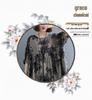 2021 Summer Retro Plus Size Round Neck Print Dress with Short Sleeves and Big Swing