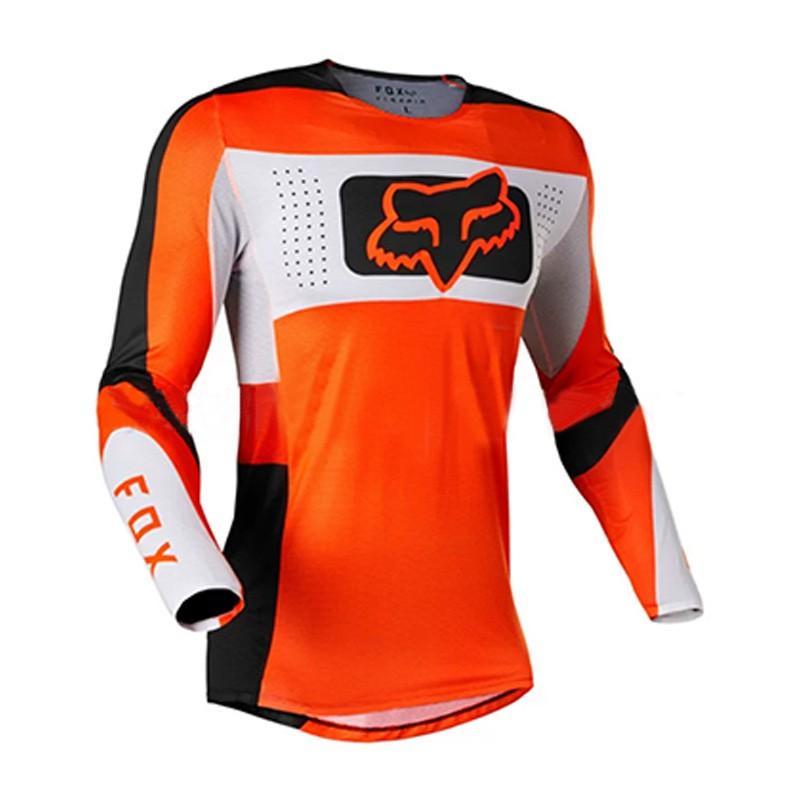 Mens Long Sleeve Mountain Bike Jersey Cycling Shirt Breathable Quick-Dry Trail Riding Top
