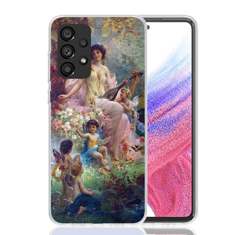 Paint Art Renaissance Case Phone Cover for Samsung Galaxy A17 A16 A15 A14 A13 A56 A55 A54 A53 A36 A35 A34 A33 A26 A25 A24 A23 A0