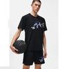 Li Ning Wade Kollektion T-Shirts Unisex Schwarzer Rundhalsausschnitt Mittlere gerade Passform AHST335-1