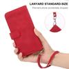 DIERFENG DF-03 Phone Case for iPhone 7/8 4.7 inch/SE (2020)/SE (2022),Lines Imprinted Leather Protective Phone Cover Wallet Stand