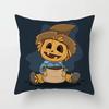 Halloween Horror Scarecrow Pattern Office Living Room Sofa Car Decorative Pillowcase