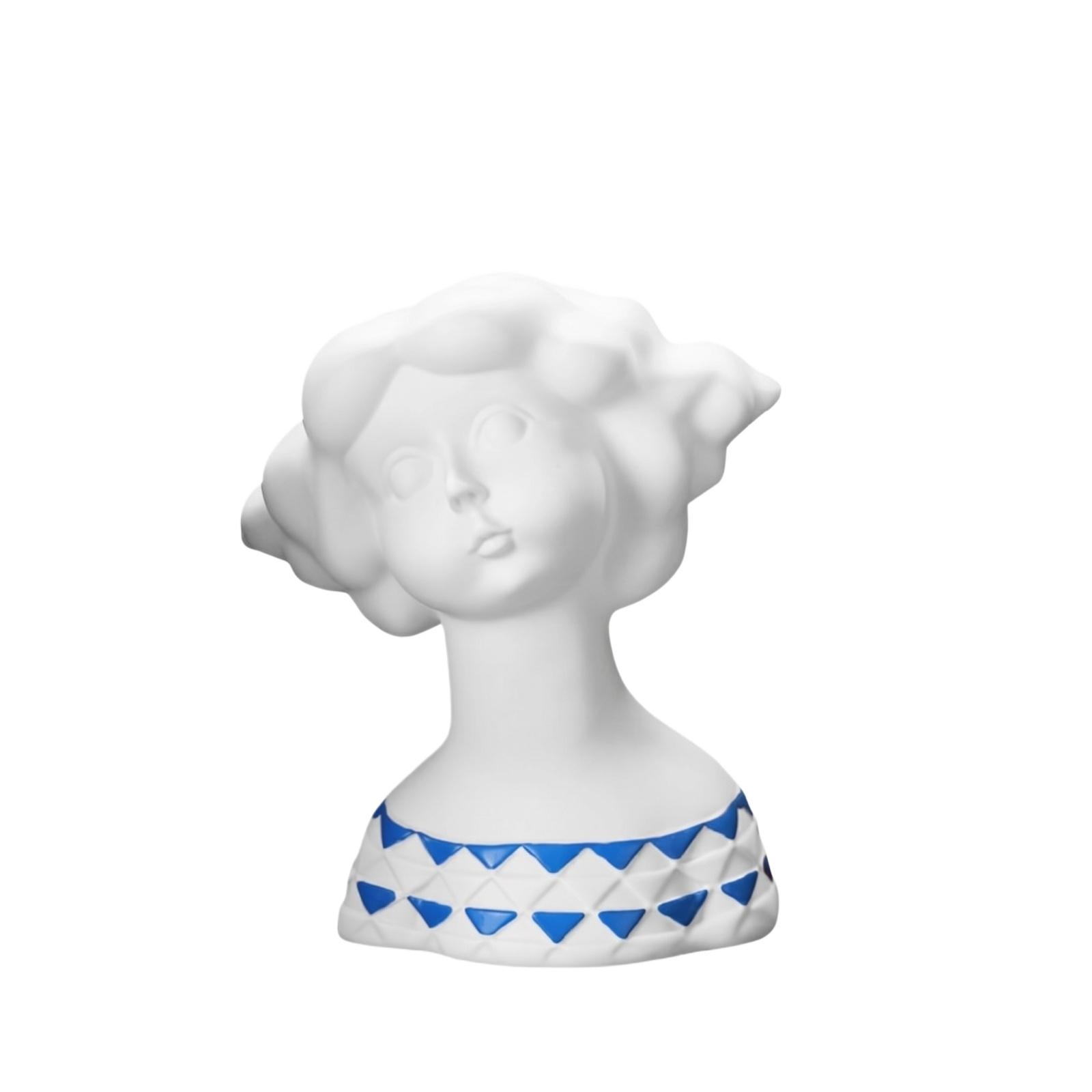 

Creative Home Decorative Tabletop Ornament Handmade Art Doll with Fabric Clothing and Detailed Accessories for Stylish Interior Decoration one size білий