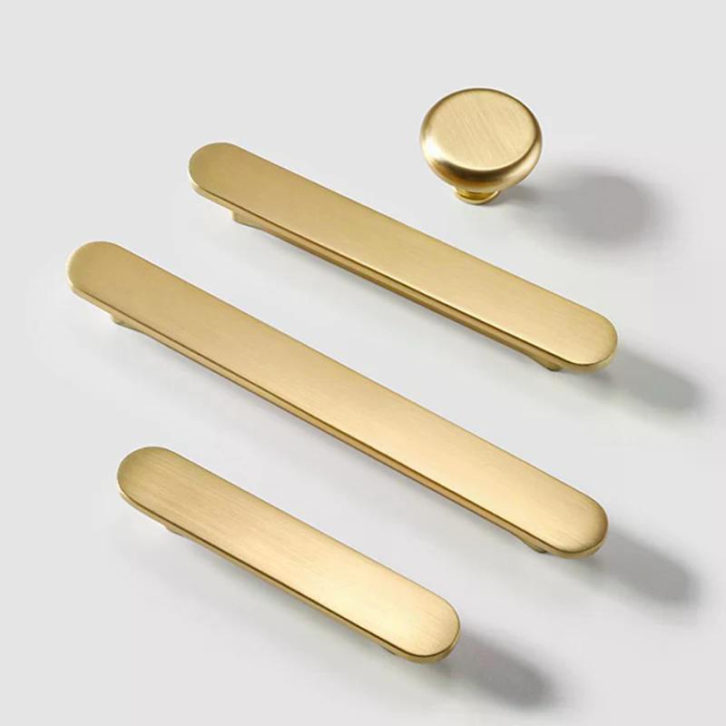 Modern Knob Zinc Alloy Kitchen Cabinet Handles Cupboard Door Pulls Drawer Knobs For Furniture Handle Hardware