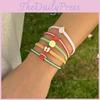 Summer Fruit Bracelet With Handmade Soft Clay For Women And Friendship Gifts