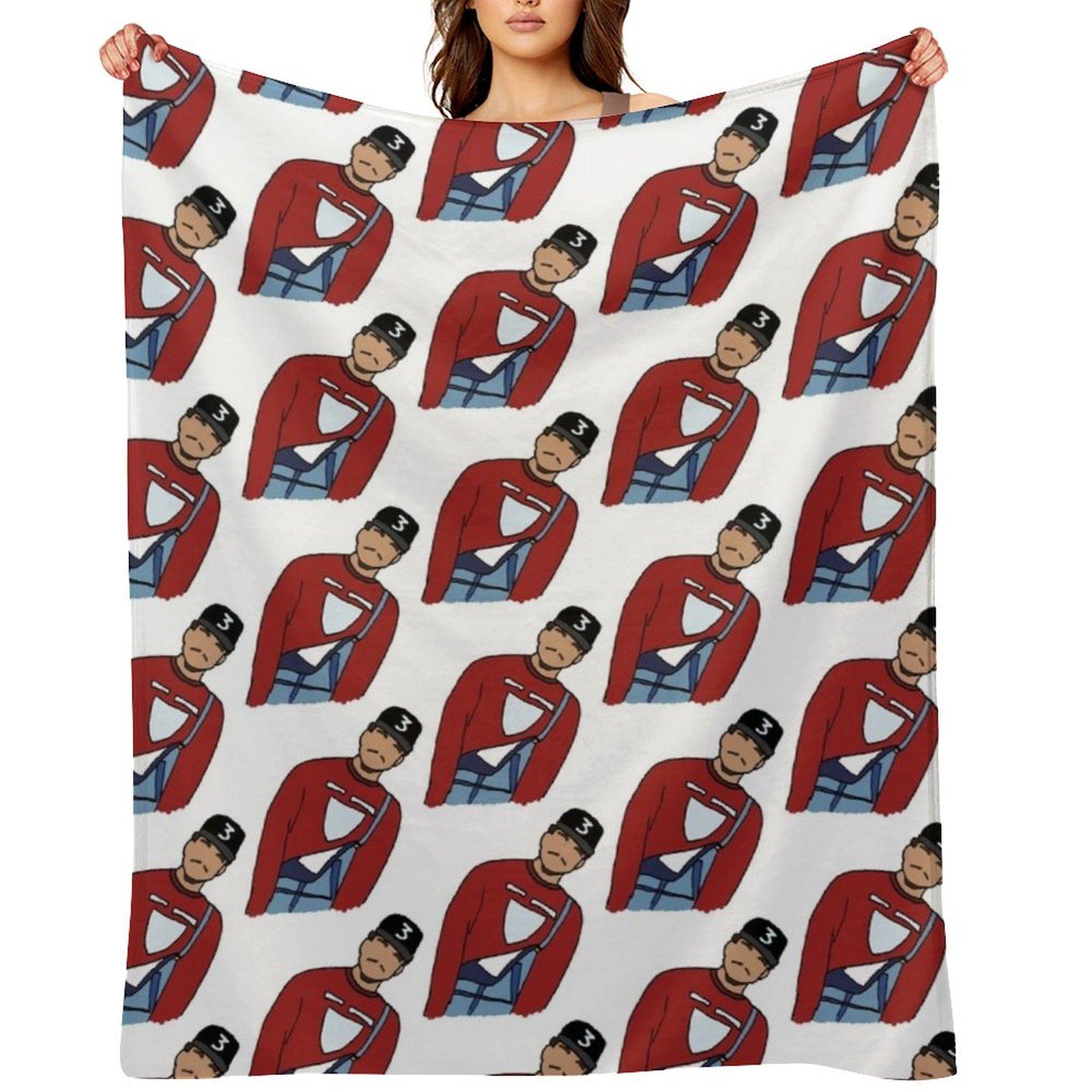 

Chance Illustration Throw Blanket for sofa Personalized Gift Blankets For Bed Furrys Blankets 30x40in
