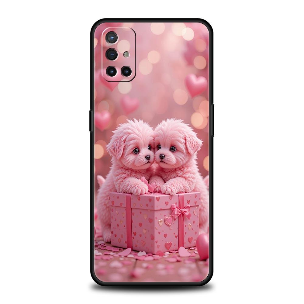 Cute Little Dog Phone Case For Oneplus 13R 13 12R 11 10T 10R Nord N100 N200 N10 10 9 9R 9RT CE 3 2 Z Pro 5G Soft TPU Cover Capas