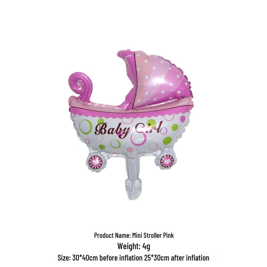 Cross-Border Cartoon Mini Foil Balloon for Baby Birthday or Full Moon Party Decor & Photo Props