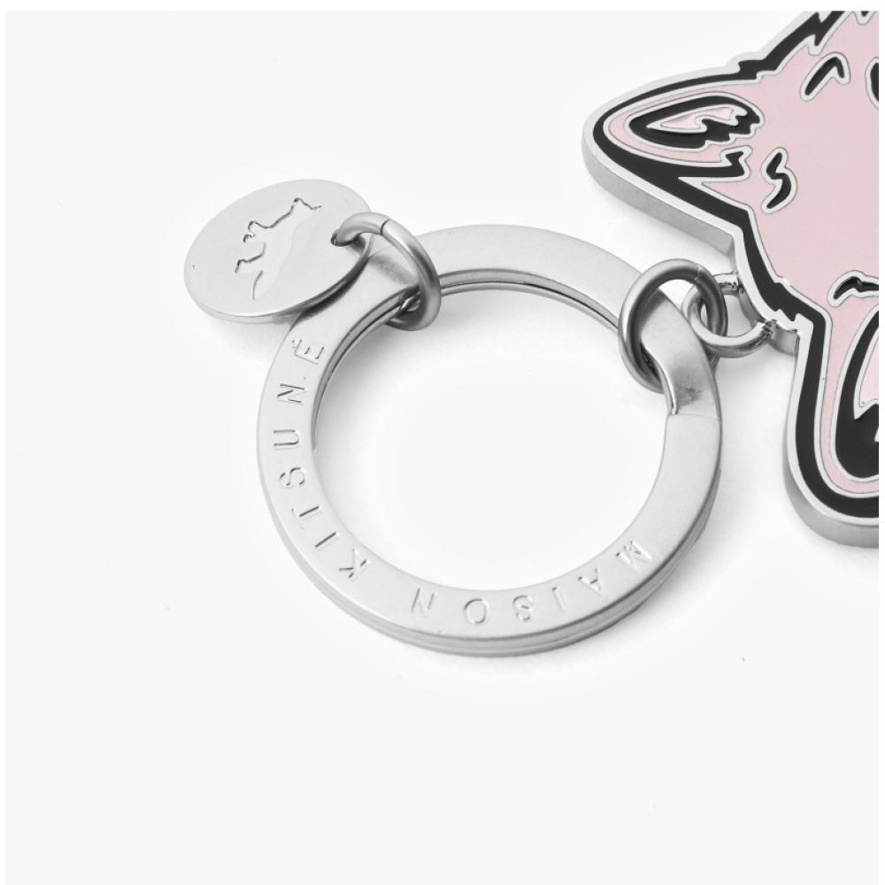 Maison Kitsune Mm06904am1002 P616 Bold Fox Head Key Ring
