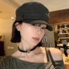 2025 Women's Vintage Distressed Flat Top Beret - Slimming Literary Duckbill Hat Trend