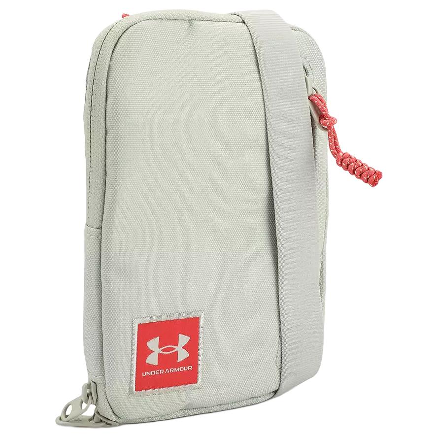 New Under Armour Polyester Shoulder Bag, Crossbody Bag Small Unisex Pink Silt Gray 1376465-273