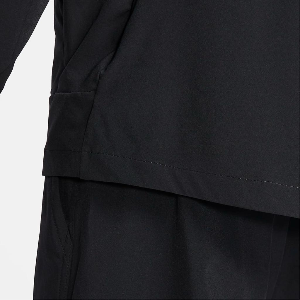 Nike Unlimited Swoosh Jacket Logo Hooded Zip Long Sleeve Coat Men Jackets Black Coal-Black FZ1071010