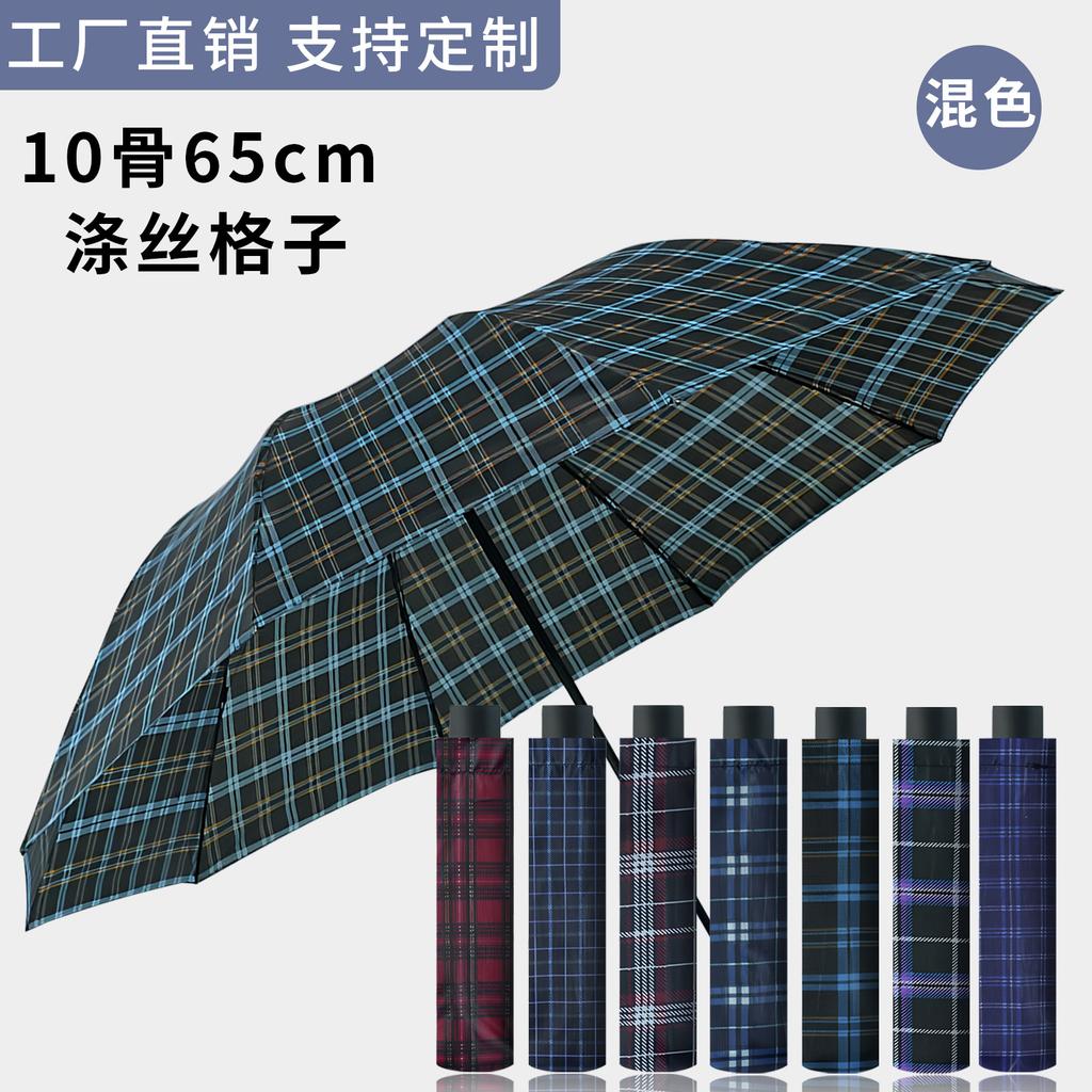 Large umbrella, large double folding umbrella, weather and rain girls parasol, thickened rainstorm-proof sun umbrella