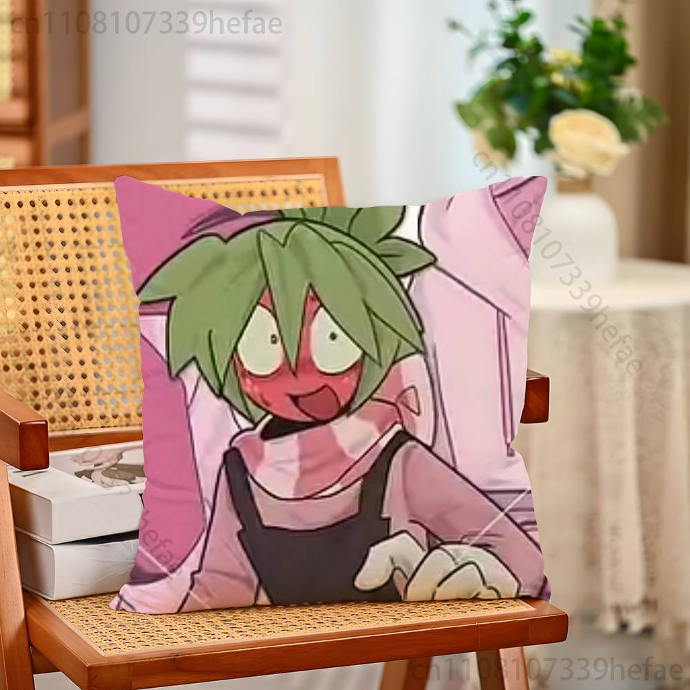 SSprout DDandys World Print Polyester Pillow Case for Valentine gift Home Sofa Cushion Cover Decoration Custom