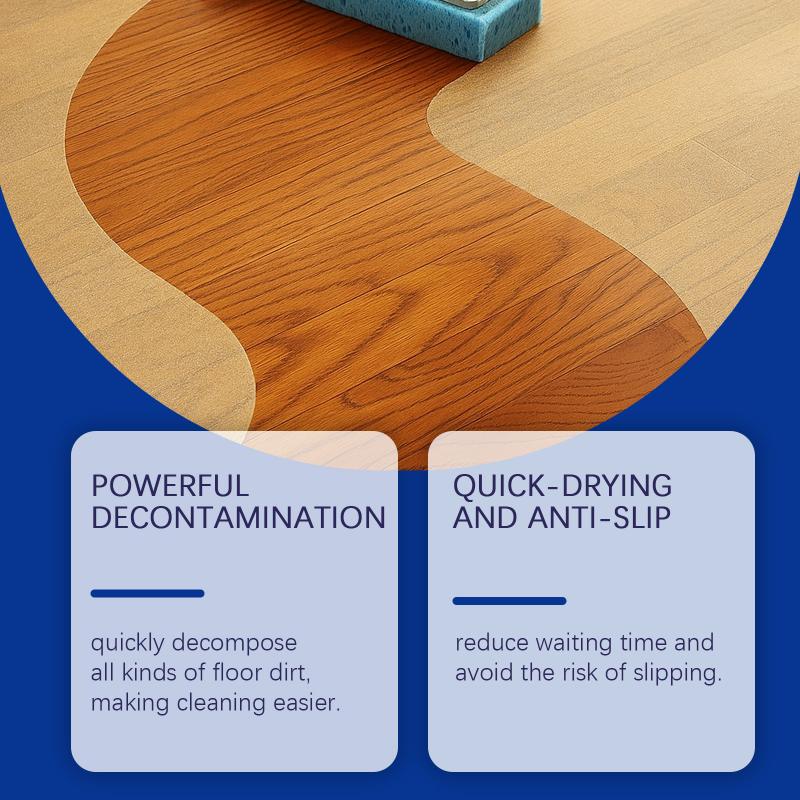 Jue Fish Multi-Surface Floor Cleaner - Powerful Quick Dirt Decomposition For Effortless Cleaning Versatile For Various Floors