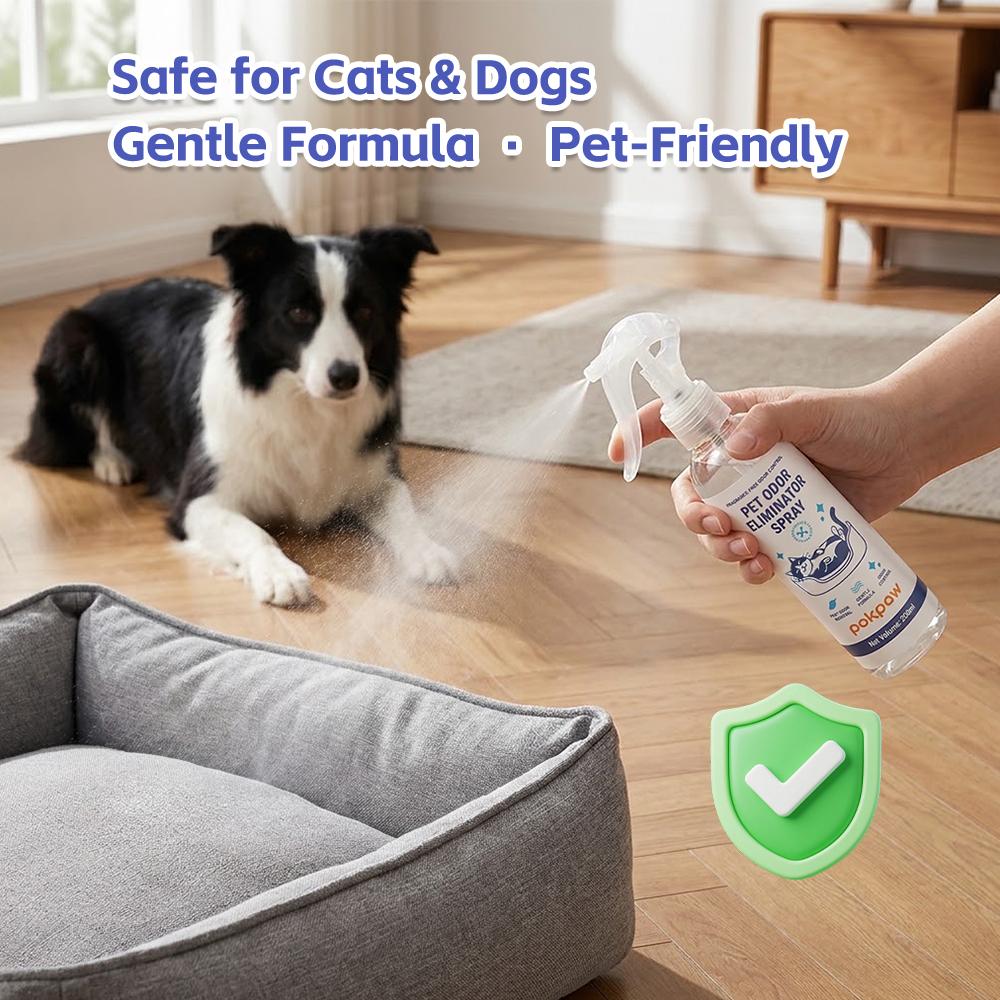 Pet Odor Eliminator Spray Natural Pet Deodorizer Spray Cat Litter Urine Smell Remover Odor Neutralizer Freshener for Dogs 7