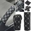 Automotive Universal Synthetic Leather Handbrake Shift Sleeve Knob Cover Anti Slip and Dustproof Brake Cover Protective Sleeve