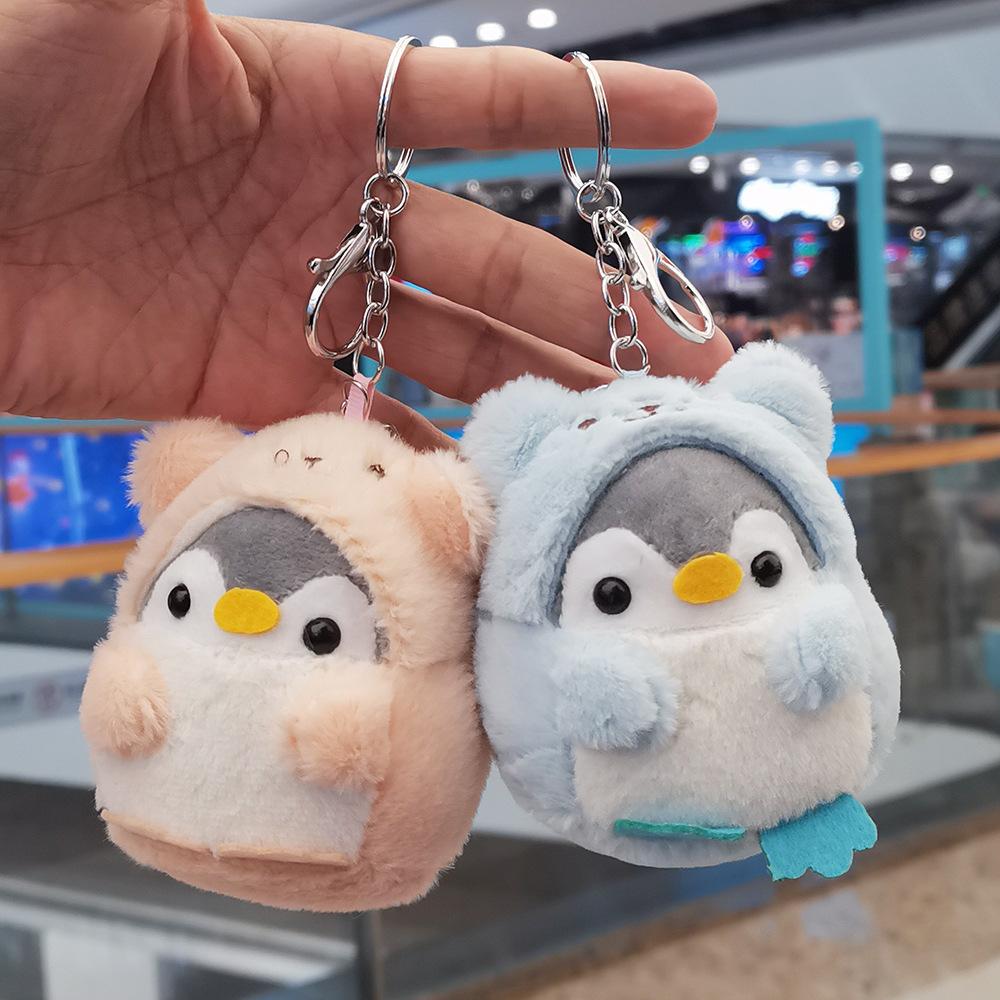 Cartoon Japanese Penguin Pendant Plush Doll Keychain Cute Bag Hanging Keychain Keychain Small Doll