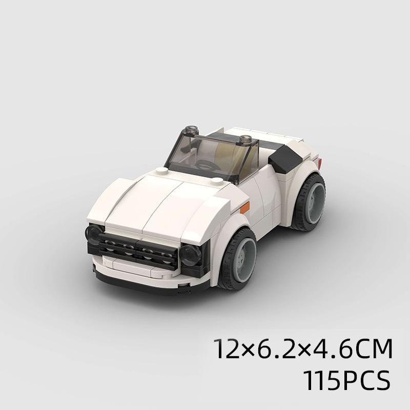 Kinderspielzeug Auto Modell Sportwagen Kompatibel Mit Rennen Kleine Teile DIY Bausteine Puzzle Technologie
