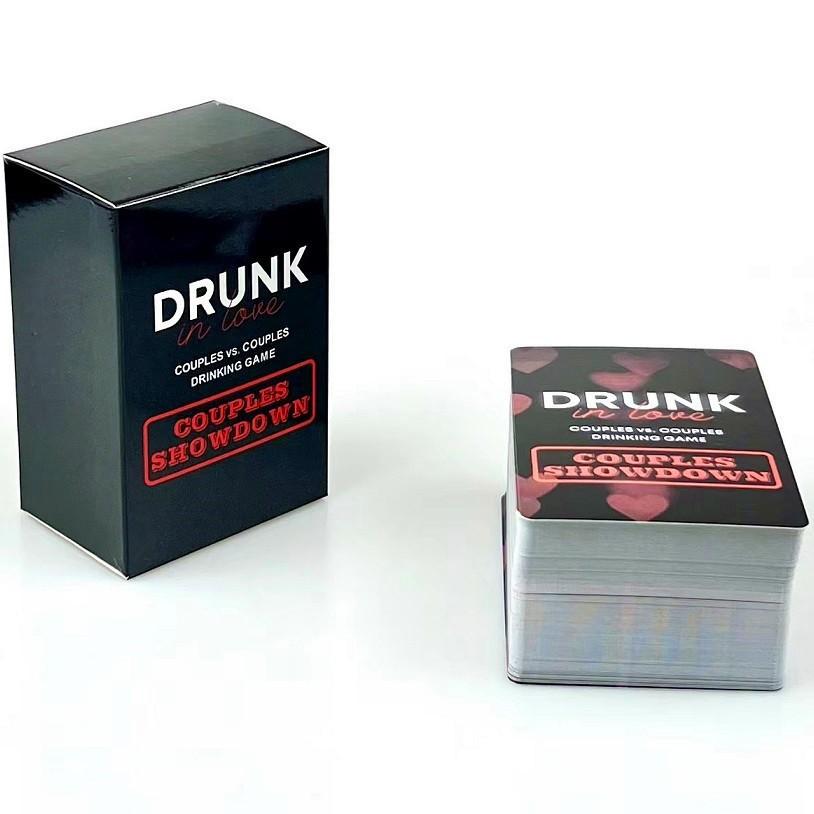 Cartas do Jogo Risk Couples Ou Beber Tudo Inglês Completo, Cartas de Diálogo Afetuoso