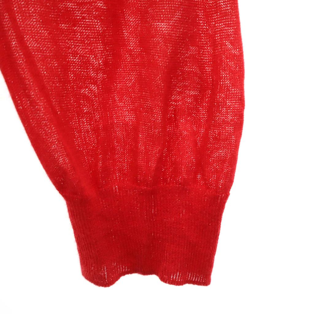 MACKINTOSH PHILOSOPHY Long Sleeve Knit Cardigan 38 Red Women Used