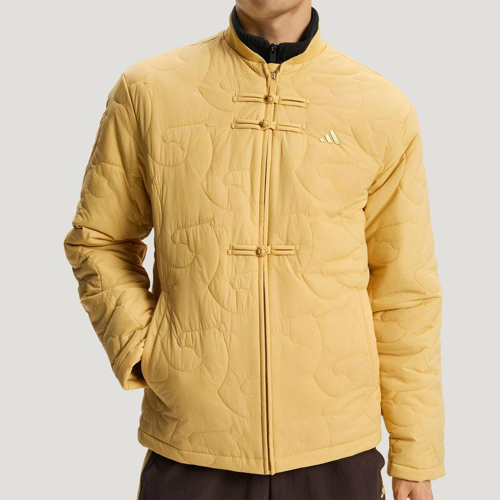 adidas CNY NYR Quilted Jacket Oat Yellow KQ5097